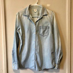 J. Crew Factory Chambray Button Up